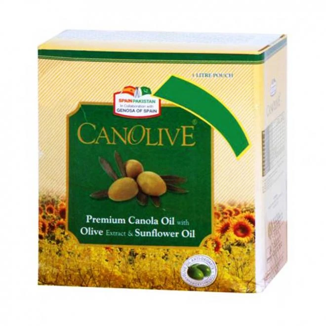 CANOLIVE COOKING OIL 1L X5