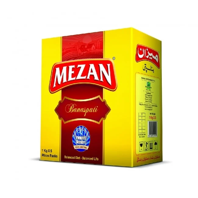 MEZAN BANASPATI GHEE 1KG X5