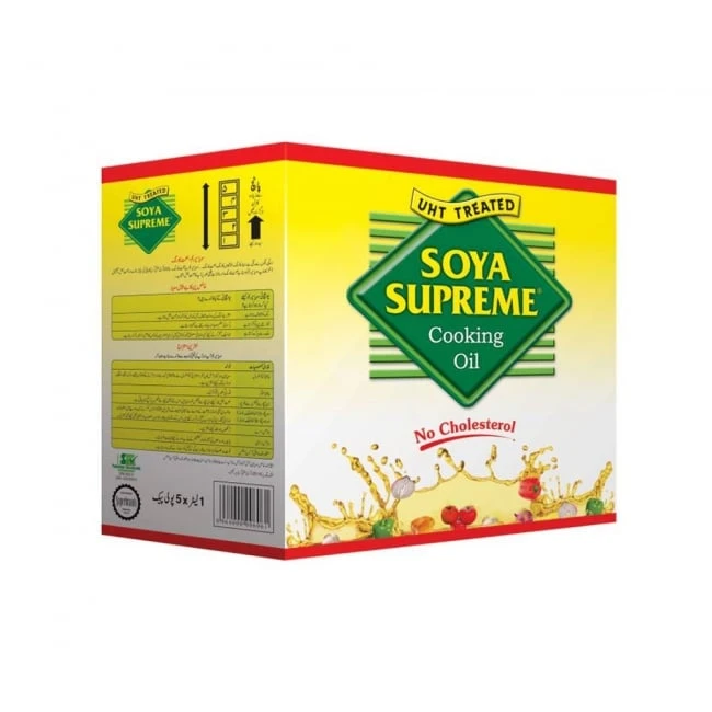 SOYA SUPREME COOKING OIL 1L X5