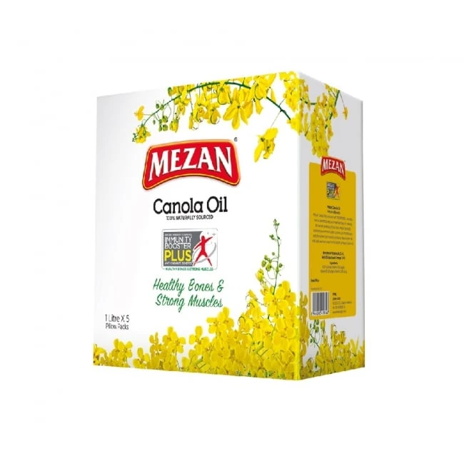 Mezan Canola Oil 1LTR X 5