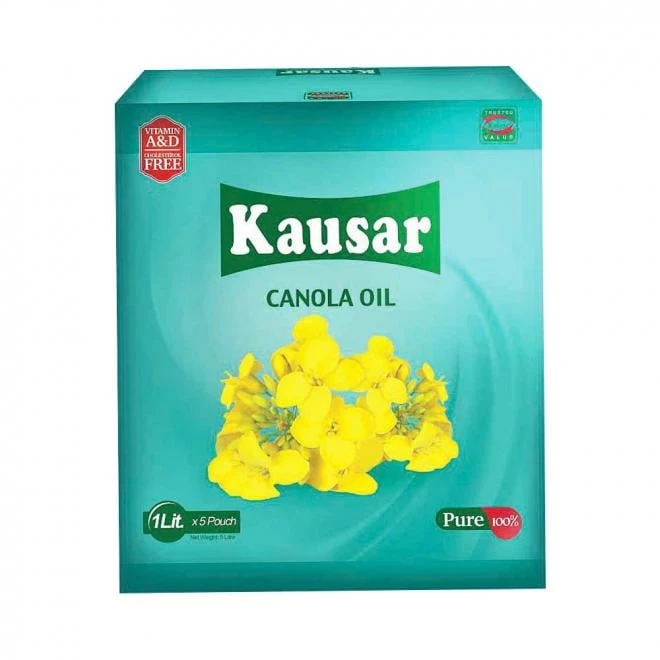 Kausar Canola Oil 1LTR x5