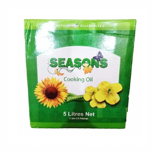 Seasons Cooking Oil 1L x5