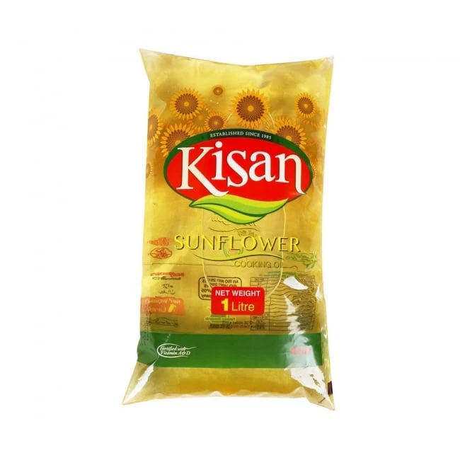 Kisan Sunflower Oil 1L X5