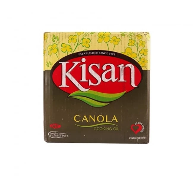 Kisan Canola Oil 1L X5
